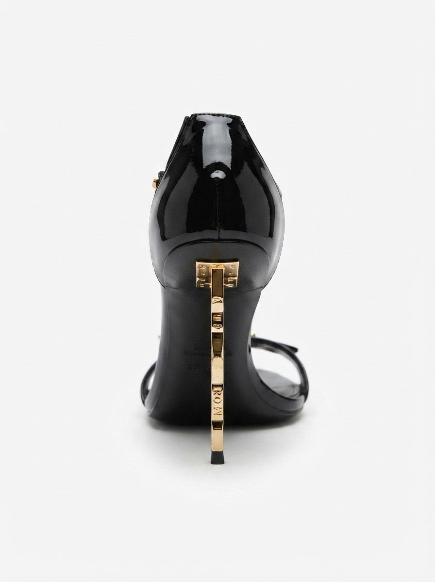Saint Laurent __ Opyum Sandals in Patent Leather