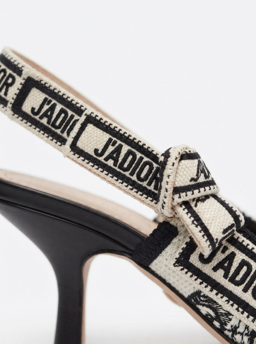 Dior J’Adior Toile de Jouy Slingback Pumps