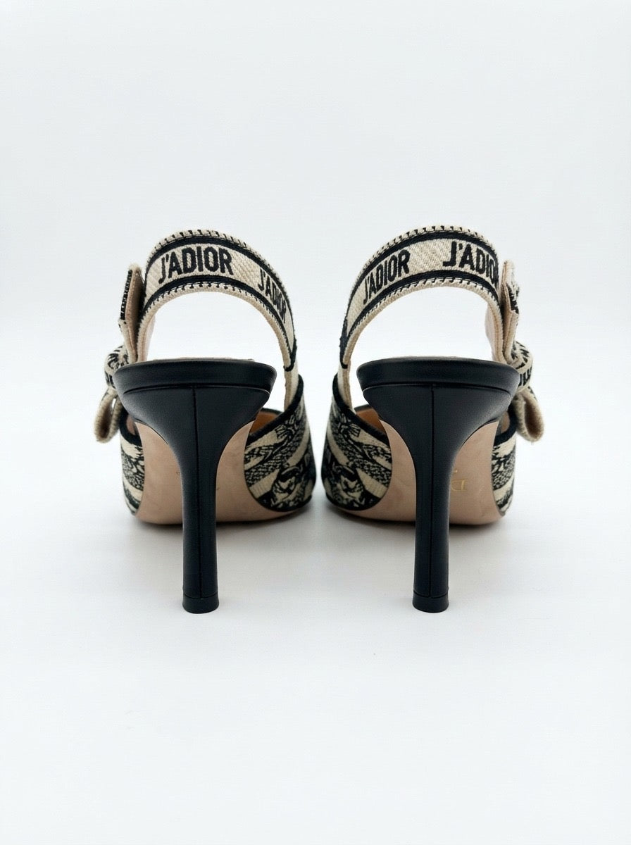 Dior J’Adior Toile de Jouy Slingback Pumps