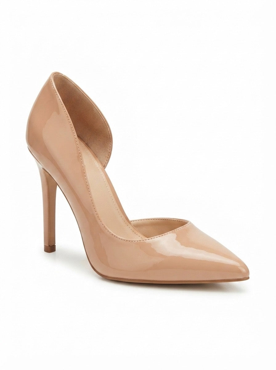 Christian Louboutin So Kate 120 Nude Patent-Leather Pumps