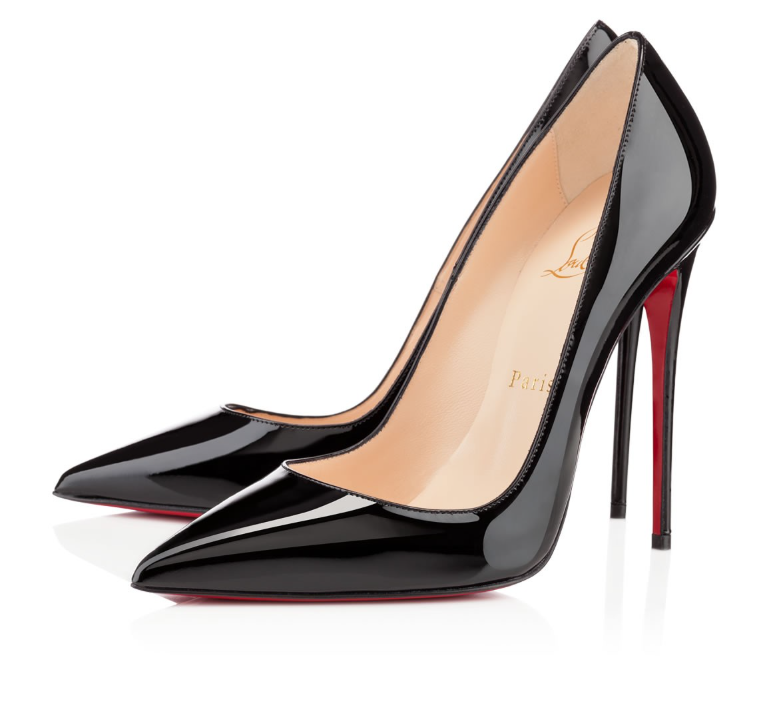 Christian Louboutin So Kate 120 Black Patent-Leather Pumps