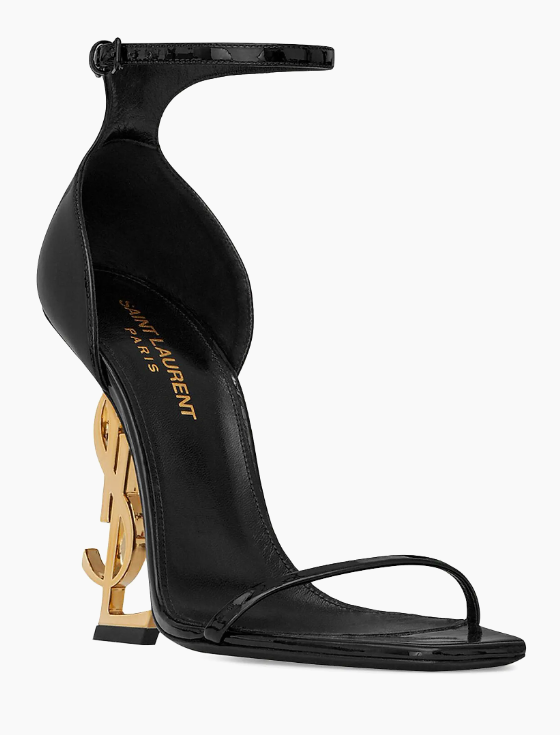 Saint Laurent __ Opyum Sandals in Patent Leather