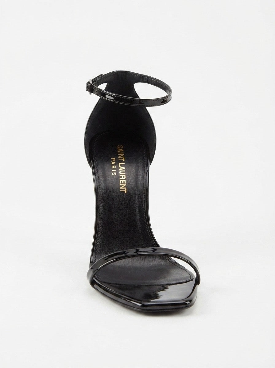 Saint Laurent __ Opyum Sandals in Patent Leather